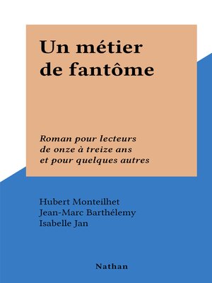 cover image of Un métier de fantôme